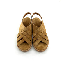 Charger l'image dans la galerie, Sandale Lanières Croisées en Daim Sable
