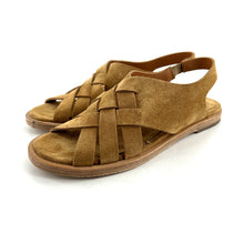 Charger l'image dans la galerie, Sandale Lanières Croisées en Daim Sable