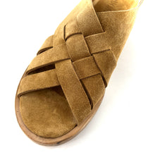 Charger l'image dans la galerie, Sandale Lanières Croisées en Daim Sable