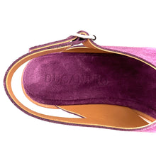 Charger l'image dans la galerie, Sandale Croisée en Daim Violet