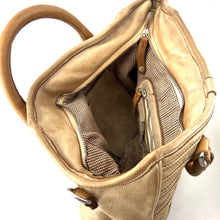 Load image into Gallery viewer, Sac RIVIERA en Cuir Lavé Vanille