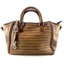 Load image into Gallery viewer, Sac RIVIERA en Cuir Lavé Biscuit Gold