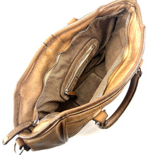 Load image into Gallery viewer, Sac RIVIERA en Cuir Lavé Biscuit Gold