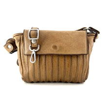 Load image into Gallery viewer, Sac TOP FLAP en Cuir Biscuit Gold