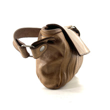 Load image into Gallery viewer, Sac TOP FLAP en Cuir Biscuit Gold