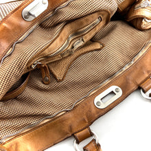 Charger l'image dans la galerie, Sac GLAMOUR V en Cuir Perforé Bamboo