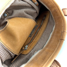 Charger l'image dans la galerie, Sac HOTEL en Toile Crème et Cuir Naturel