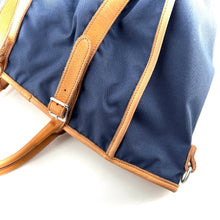 Charger l'image dans la galerie, Sac HOTEL en Toile Marine et Cuir Naturel
