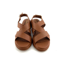 Charger l'image dans la galerie, Sandale Semelle Épaisse en Cuir Ultra Souple Camel