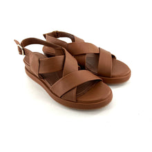 Charger l'image dans la galerie, Sandale Semelle Épaisse en Cuir Ultra Souple Camel