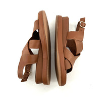 Charger l'image dans la galerie, Sandale Semelle Épaisse en Cuir Ultra Souple Camel