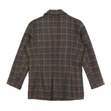 Charger l'image dans la galerie, Blazer Croisé Ajusté TOM à Carreaux Marron Kaki