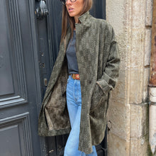 Charger l'image dans la galerie, Manteau MILA à Carreaux Kaki