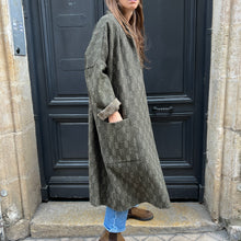 Charger l'image dans la galerie, Manteau PAUL à Carreaux Kaki
