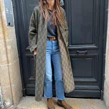 Charger l'image dans la galerie, Manteau PAUL à Carreaux Kaki