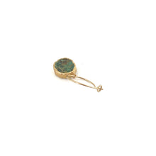 Charger l'image dans la galerie, Créoles KARA en Plaqué Or et Chrysocolle