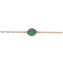 Load image into Gallery viewer, Bracelet KARA en Plaqué Or et Amazonite