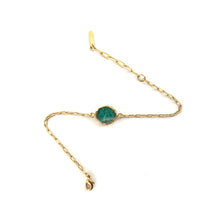 Load image into Gallery viewer, Bracelet KARA en Plaqué Or et Amazonite