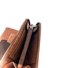 Charger l'image dans la galerie, Portefeuille en Cuir Camel MM