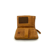 Charger l'image dans la galerie, Portefeuille en Cuir Moutarde MM