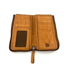 Charger l'image dans la galerie, Portefeuille en Cuir Moutarde GM