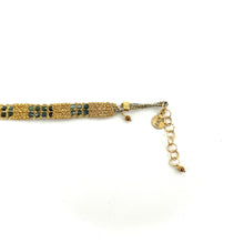 Load image into Gallery viewer, Bracelet PM en Maille Tissée en Vermeil et Pierres Semi-Précieuses