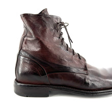 Load image into Gallery viewer, Chaussure Lacets Montante en Cuir Teak Patiné