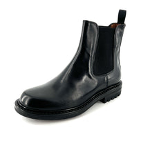 Load image into Gallery viewer, Chelsea Boots Semelle Crantée en Cuir Noir