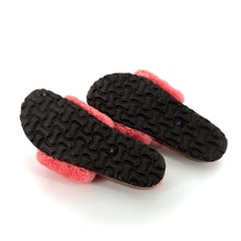 Charger l'image dans la galerie, Pantoufles en Peau Lainée Rose Semelle façon "Birkenstock"