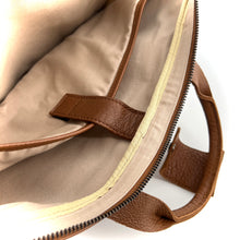 Charger l'image dans la galerie, Astucieux Cartable Sac à Dos en Cuir Camel