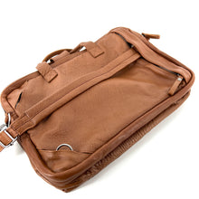 Charger l'image dans la galerie, Astucieux Cartable Sac à Dos en Cuir Camel