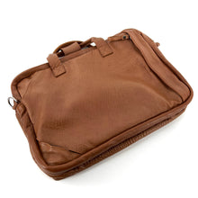 Charger l'image dans la galerie, Astucieux Cartable Sac à Dos en Cuir Camel