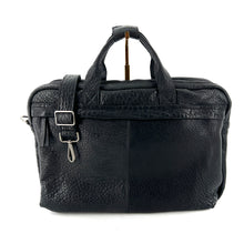 Charger l'image dans la galerie, Astucieux Cartable Sac à Dos en Cuir Noir