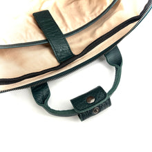 Charger l'image dans la galerie, Astucieux Cartable Sac à Dos en Cuir Vert