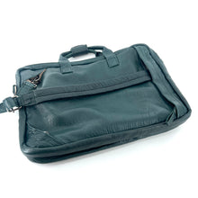 Charger l'image dans la galerie, Astucieux Cartable Sac à Dos en Cuir Vert