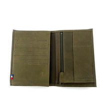 Charger l'image dans la galerie, Portefeuille GM Vertical Kaki "Made In France"