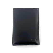 Charger l'image dans la galerie, Portefeuille GM Vertical en Cuir Noir "Made In France"