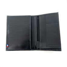 Charger l'image dans la galerie, Portefeuille GM Vertical en Cuir Noir "Made In France"