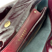 Charger l'image dans la galerie, Sac LE ENZO en Cuir Bordeaux et Crispi Cerise Noire