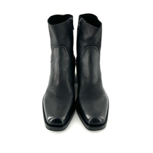 Load image into Gallery viewer, Boots Talon Trotteur Zippé Intérieur en Cuir Noir