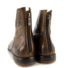 Load image into Gallery viewer, Boots Zippé Arrière en Cuir Corteccia