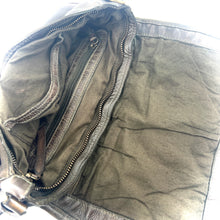 Charger l'image dans la galerie, Sac Bandoulière Patchwork de Cuir Kaki