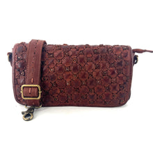 Charger l'image dans la galerie, Sac Bandoulière Patchwork de Cuir Camel