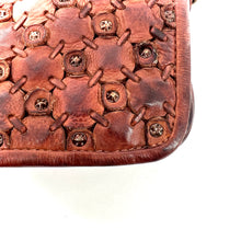 Charger l'image dans la galerie, Sac Bandoulière Patchwork de Cuir Camel