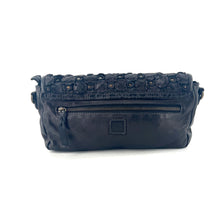 Charger l'image dans la galerie, Sac Bandoulière Patchwork de Cuir Noir