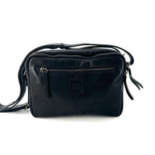Charger l'image dans la galerie, Sac Bandoulière en Cuir Tressé Noir