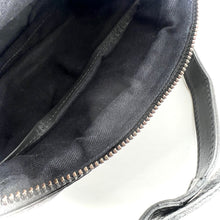 Charger l'image dans la galerie, Sac Bandoulière en Cuir Tressé Noir