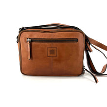 Charger l'image dans la galerie, Sac Bandoulière en Cuir Tressé Camel