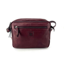 Charger l'image dans la galerie, Sac Bandoulière en Cuir Tressé Bordeaux