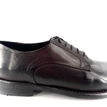 Load image into Gallery viewer, Derby en Cuir Patiné Ébano